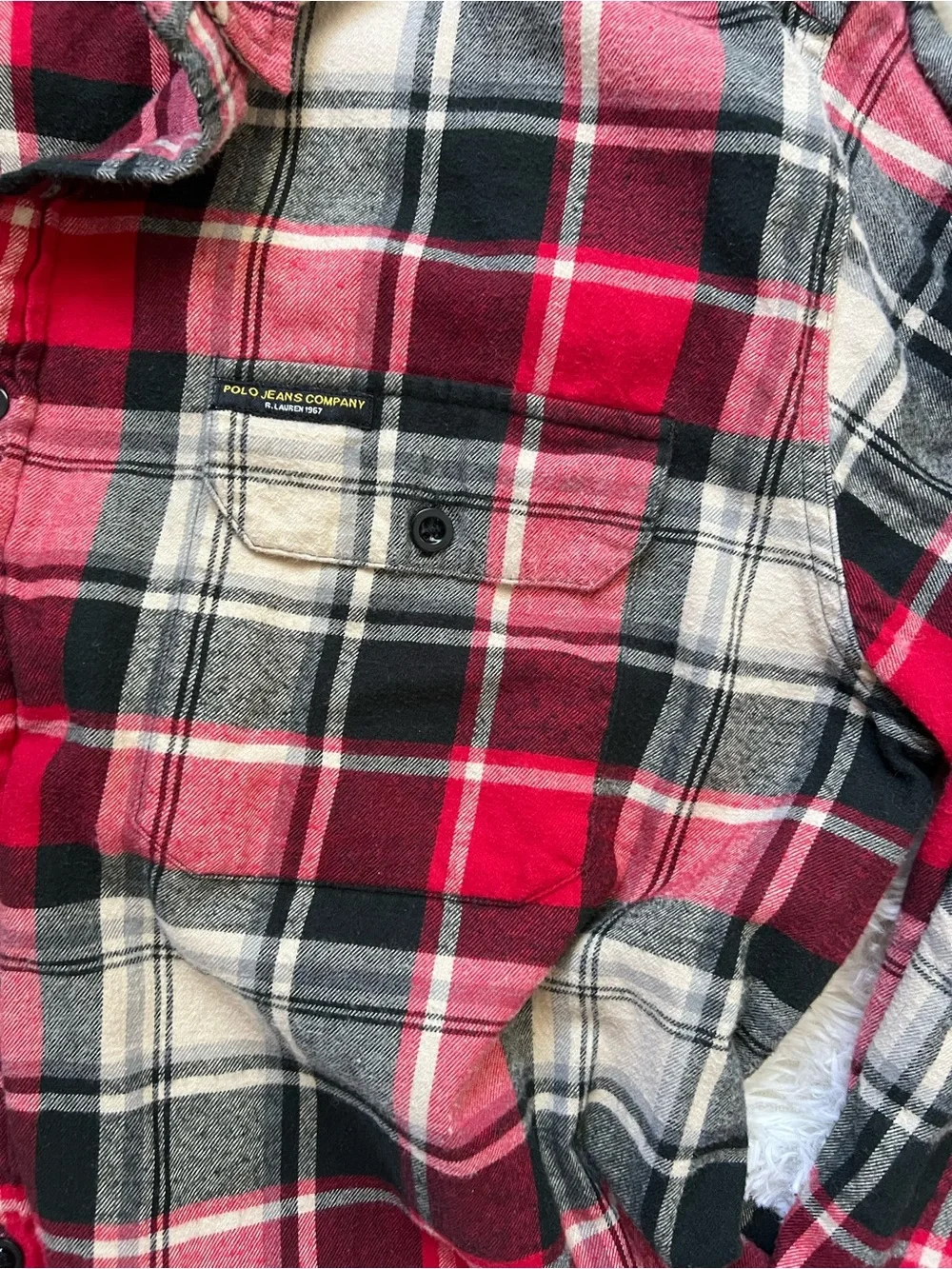 Polo Jeans Company (Ralph Lauren) Red Flannel